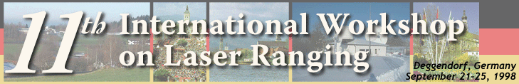 1998 International Laser Ranging Workshop banner